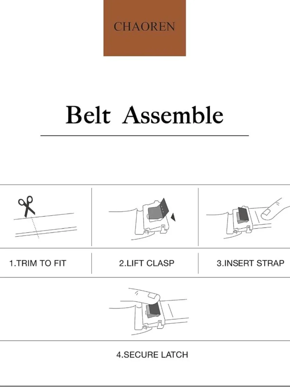 Men's Leather Ratchet Belt - Micro-Adjustable, Smooth Sliding, Trim to Fit